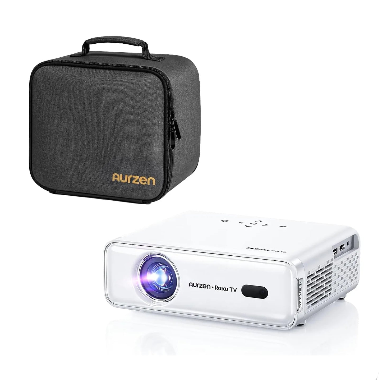 RoKu TV  Video proyector y roku 1080P HDMI Aurzen Roku Ref: EAZZE D1R
