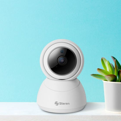 Cámara de seguridad Wi-Fi* / Ethernet 4 MPx robotizada con seguidor de movimiento, doble banda