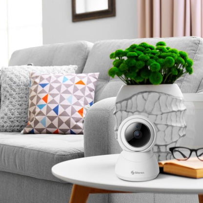 Cámara de seguridad Wi-Fi* / Ethernet 4 MPx robotizada con seguidor de movimiento, doble banda