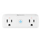 Contacto tomacorriente doble con wifi steren SHOME-130