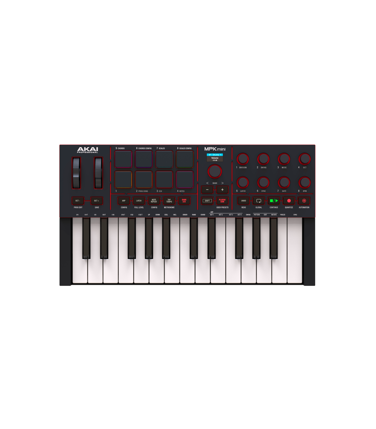 Controlador midi AKAI  Ref: MPK mini IV