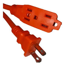 Extensión Eléctrica 10 Metros Naranja Fulgore Uso Industrial Fulgore
