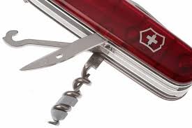 Navaja multiherramienta Victorinox Cyber Tool M, Rojo translucido 1.7725.T