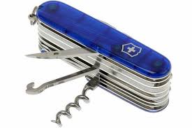 Navaja multiherramienta Victorinox Swisschamp, Azul translucido 1.6795.T2