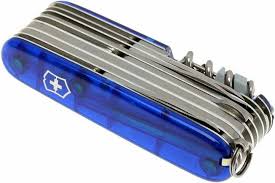 Navaja multiherramienta Victorinox Swisschamp, Azul translucido 1.6795.T2