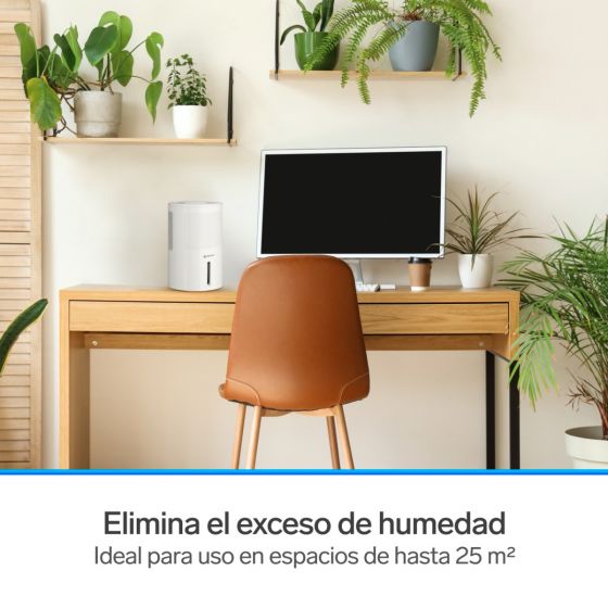 Deshumidificador electrónico con tanque de 1.8 L