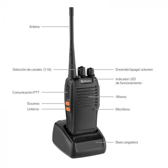 Kit de 2 radios intercomunicadores RAD-010 Steren