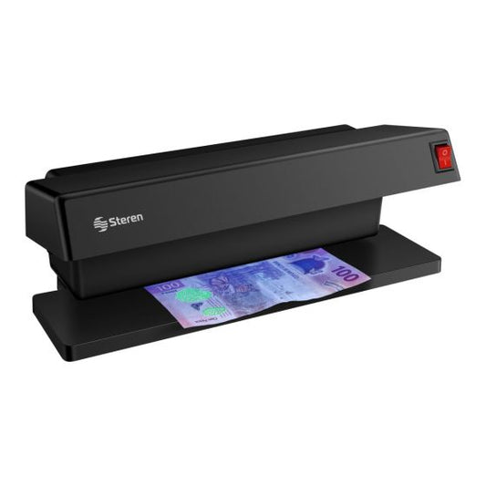 Lampara detectora de billetes falsos