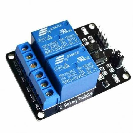 Relevo optoacoplado X2 Canales a  5V