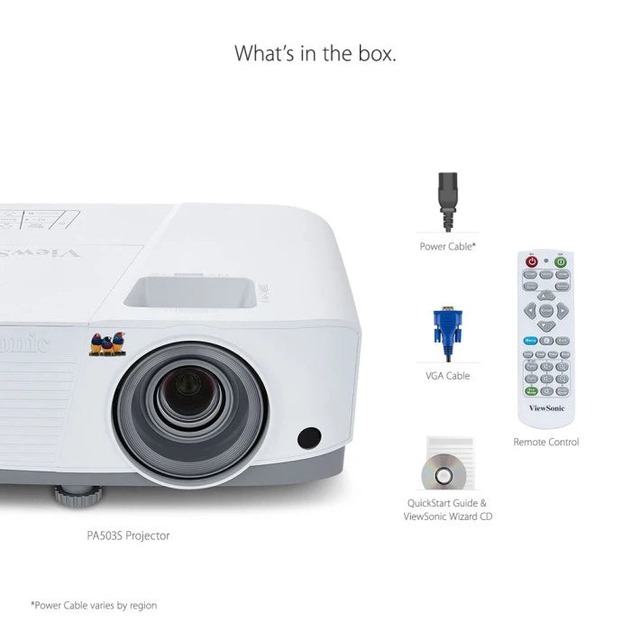 Video Bean 4000 Lúmenes HDMI-VGA-  D Blueray 3D ViewSonic Ref: PA503S