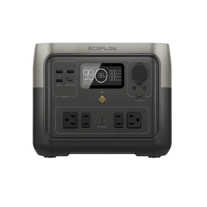 Estación de Energía Portátil EcoFlow RIVER 2 MAX 500W Potencia - 512Wh Capacidad