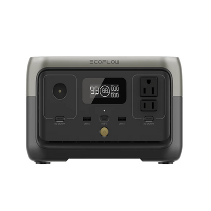 Estación de Energía Portátil Ecoflow RIVER 2 600W Potencia - 256Wh Capacidad