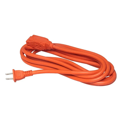 Extensión Eléctrica 10 Metros Naranja Fulgore Uso Industrial Fulgore