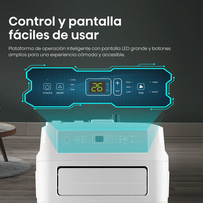 Aire acondicionado portatil 12.000 BTU  con gas Ecológico R32 Hisense Ref: AP-12CW1RNPS20